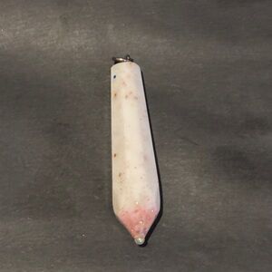 Pink and White Pendant (handmade)